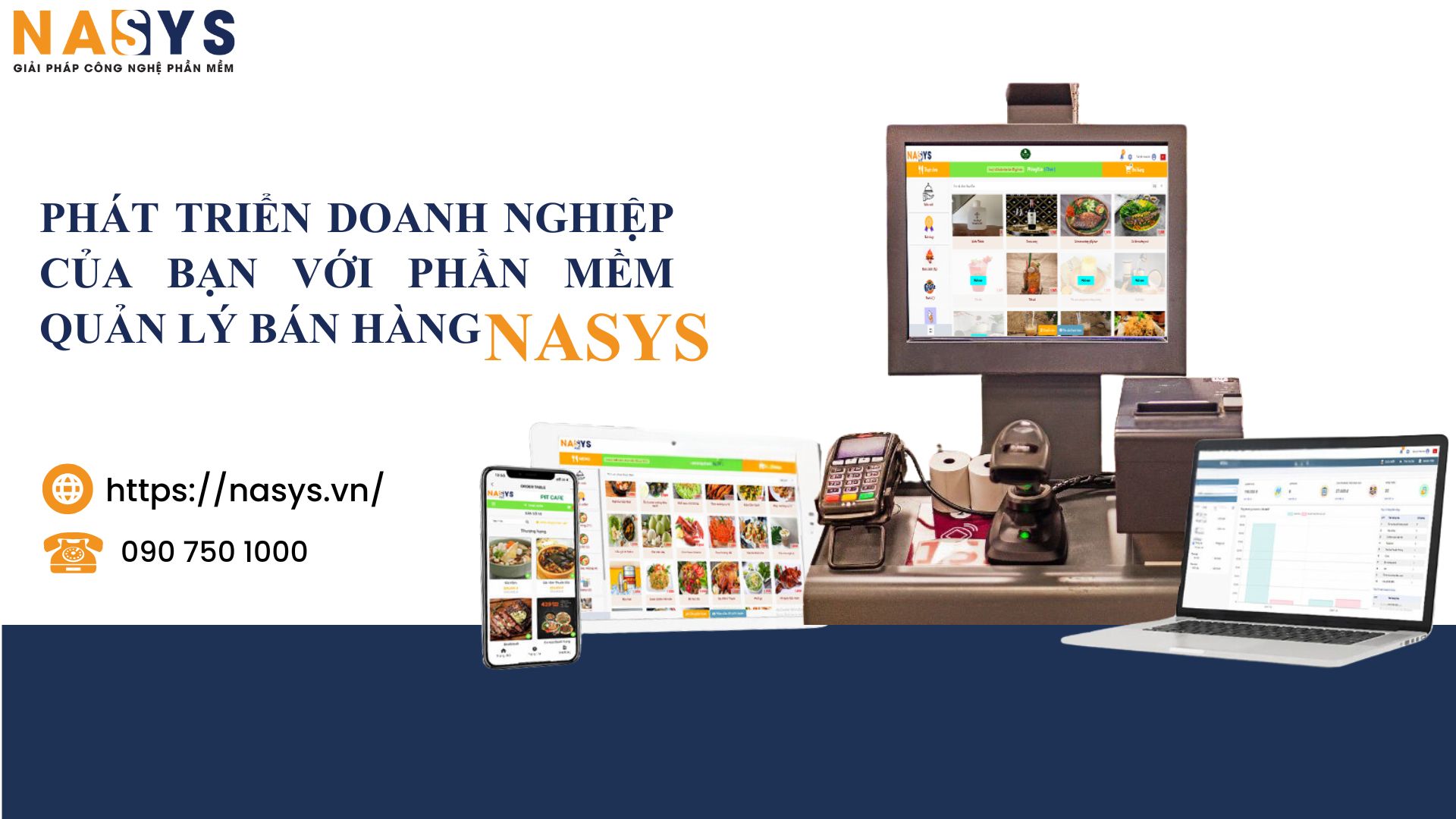 Phát triển doanh nghiệp của bạn với phần  mềm quản lý Nasys